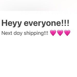 Next day shipping!